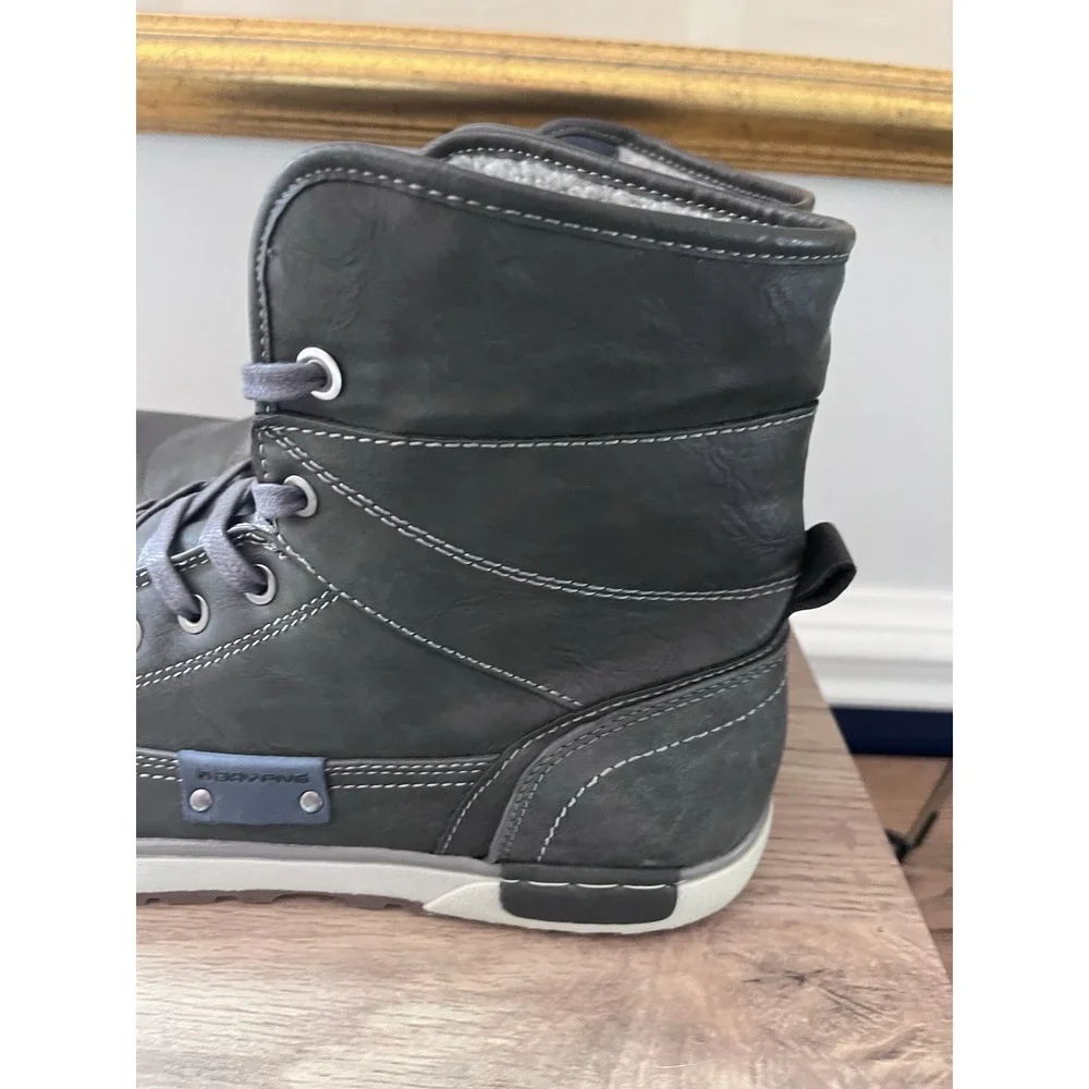 Day Five Shoes Boots Gray High Top Shoes Men's 12 Mervin Lace Up M1